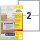 Adresetiketten avery wit 50 stuks weerbestendig