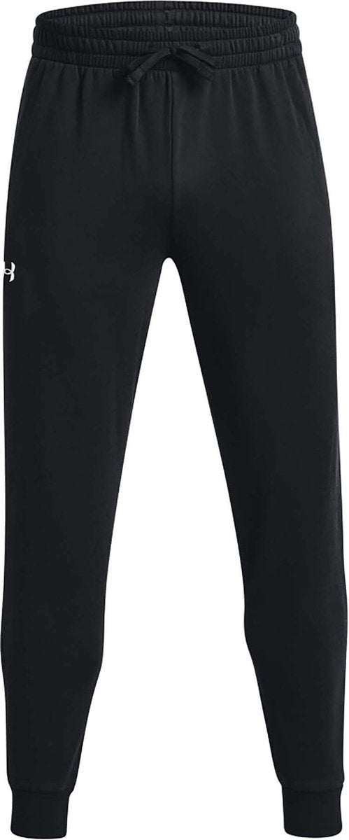 Under armour ua rival fleece joggers-blk heren sportbroek - zwart - wit