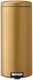 Brabantia newicon prullenbak - 30 liter - warm gold