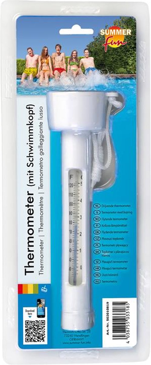 Summer fun thermometer deluxe