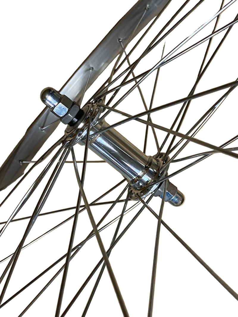 Load image into Gallery viewer, Roland voorwiel mach1 hybr. 28-15 8-13 8 622 alu velg zil.

