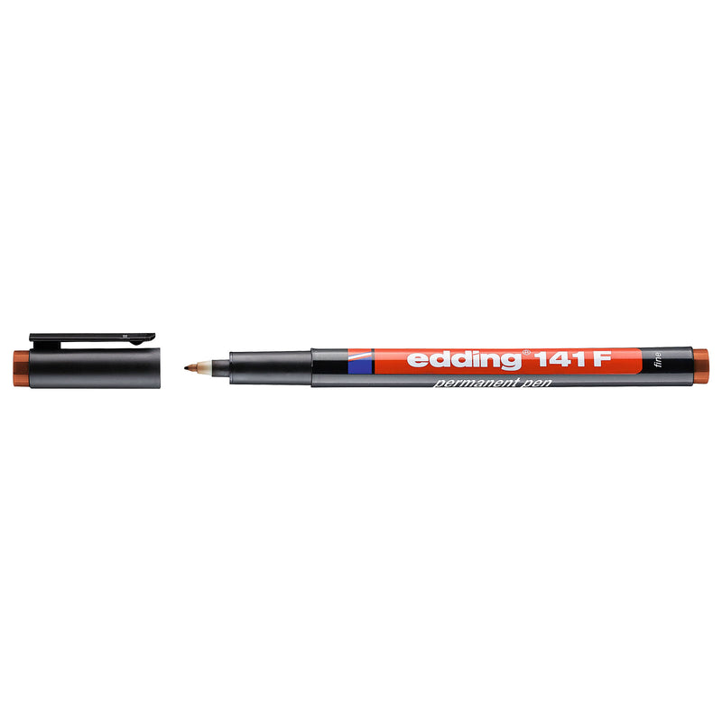 Load image into Gallery viewer, Edding 141f • permanent pen 0.6mm bruin
