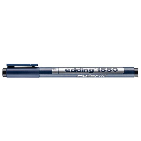 Edding 1880 • precisie fineliner 0.2mm zwart