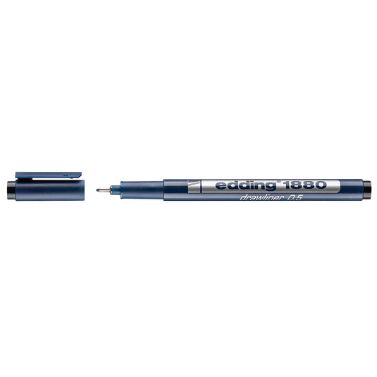 Edding 1880 • precisie fineliner 0.5mm zwart