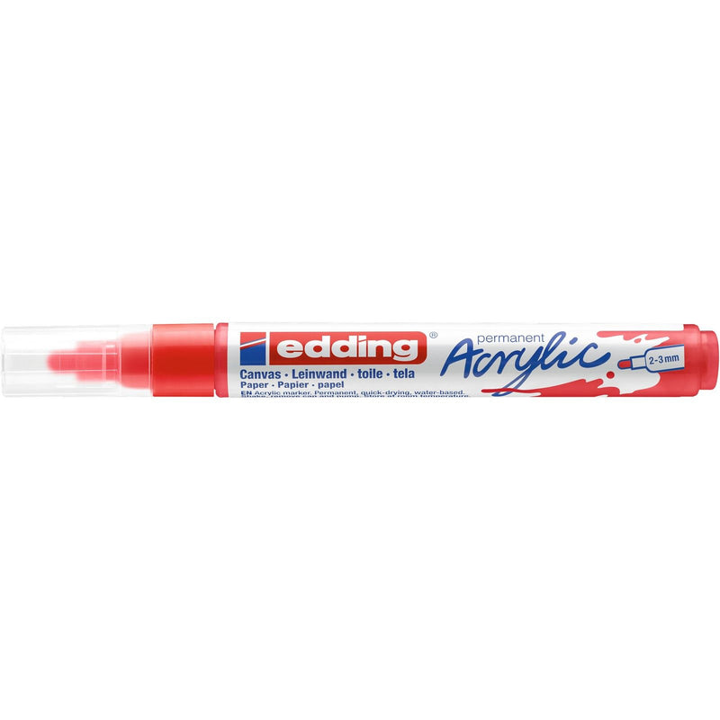 Load image into Gallery viewer, Edding 5000 • acrylmarker medium verkeersrood

