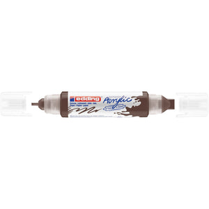 Edding 5000 • acrylic 3d doubleliner chocoladebruin
