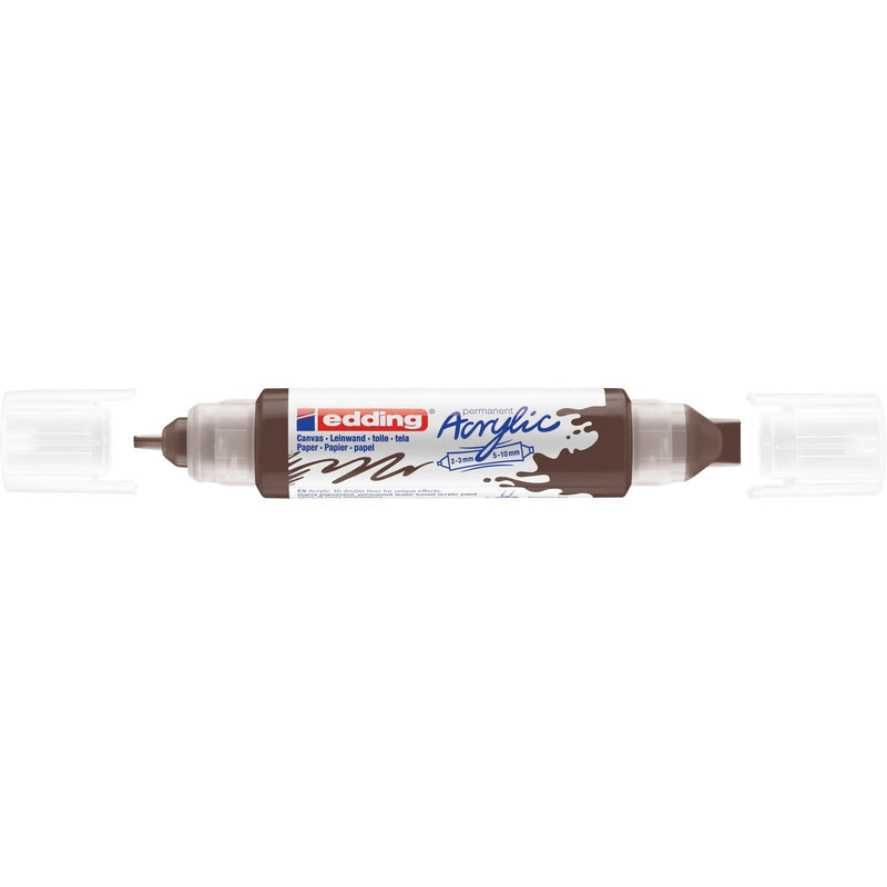 Load image into Gallery viewer, Edding 5000 • acrylic 3d doubleliner chocoladebruin

