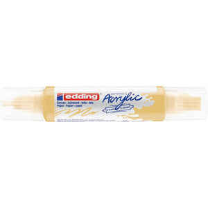 Edding 5000 • acrylic 3d doubleliner pastelgeel