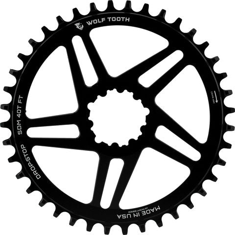 Wolf tooth components direct mount flattop chainring for sram cyclocross road
