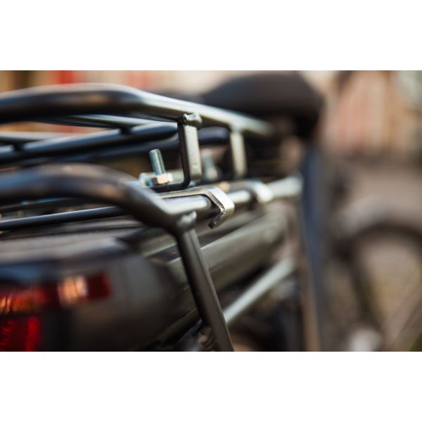 Load image into Gallery viewer, universele e-bike opzetdrager voor kinderzitjes zilver
