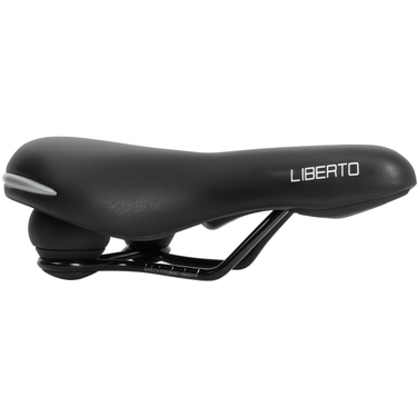 Edge fietszadel liberto - zwart (werkplaatsverpakking)