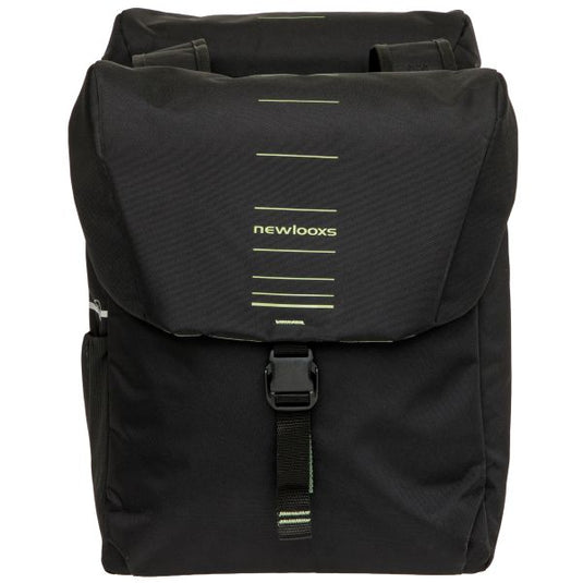 Newlooxs new looxs vigo 536.155 zwart groen dubbeltas 40l