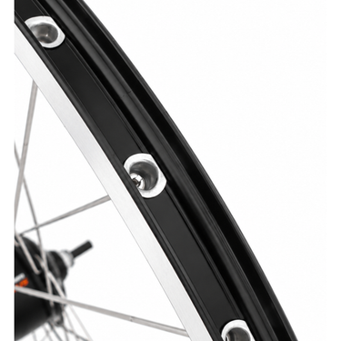 Shimano achterwiel 28 aluminium zac 2000 velg zwart zilver - sg-c6001-8r nexus 8 naaf en rvs spaken