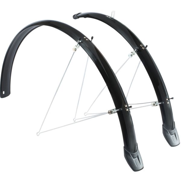 Load image into Gallery viewer, Spatbordset Eurofender Elegance 28 x 46 mm - zwart
