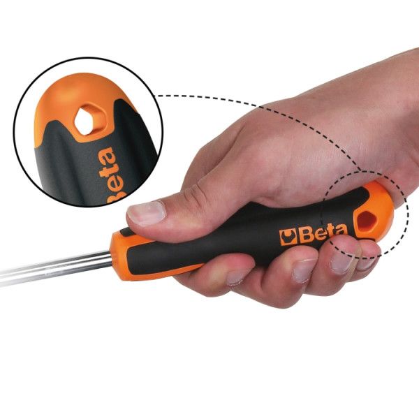 Load image into Gallery viewer, Beta evox schroevendraaier tools 1207e tx25 voor schroeven met torx® profiel - verchroomd, tip gebruneerd
