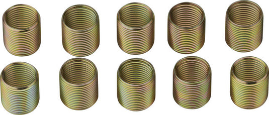 Unior bike tools pedal thread inserts 1695.3a 1695.4a - 10 pack