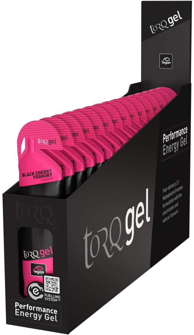 Load image into Gallery viewer, Torq gel zwarte kersen-yoghurt (doos 15)
