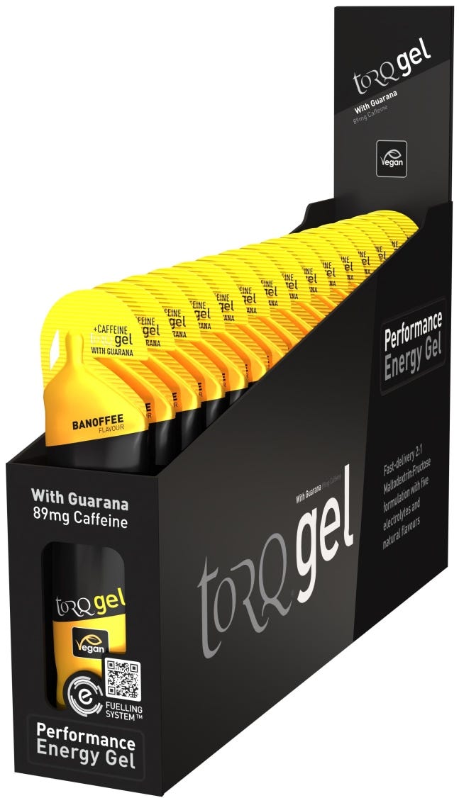 Load image into Gallery viewer, Torq gel banoffee met guarana (doos 15)

