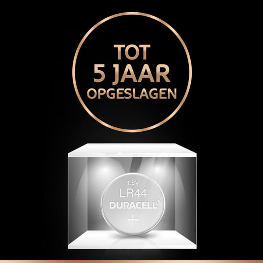 Duracell knoopcel batterij - lr44 - 4 batterijen