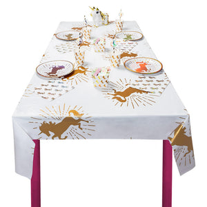 Boland papieren bordjes eenhoorn set a 10 stuks ø23cm