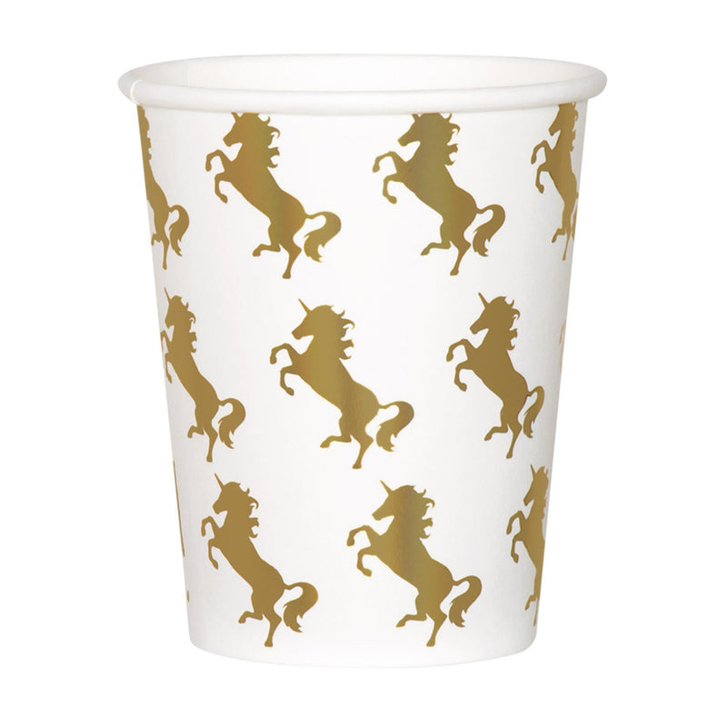 Load image into Gallery viewer, Boland papieren bekers unicorn set a 10 21cl
