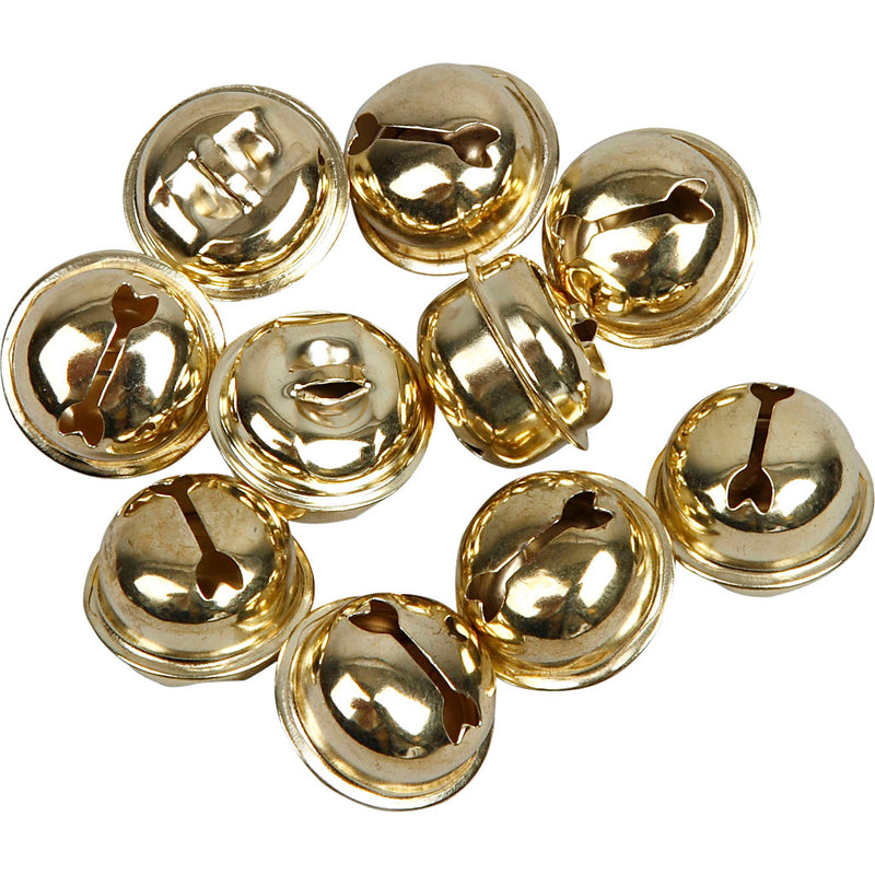 Load image into Gallery viewer, Creativ company https: www.cchobby.nl belletjes-d-13-15-17-mm-goud-12-div-1-doos
