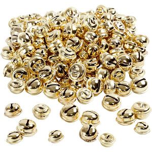 Creotime belletjes, 13+15+17 mm, goud, 220 div
