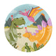 Boland papieren bordjes dino party set a 10 stuks ø23cm