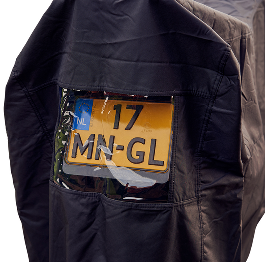 Ds covers motorhoes alfa topcase - xxlarge - met kentekenvenster