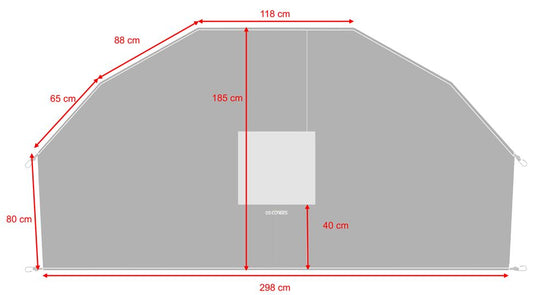 Ds covers fietsdragerhoes star zonder gevarenbordhouder - zwart