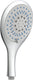 Schütte tropic handdouche - douchekop ø 13,8 cm - 5 standen - chroom