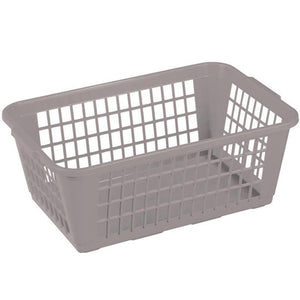 Sunware basic opbergmandje 30x20x12cm grijs 4 liter