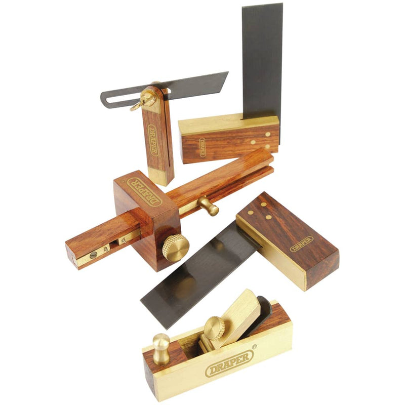 Load image into Gallery viewer, Draper Tools Draper Tools 5-delige Mini-Houtbewerkingsset
