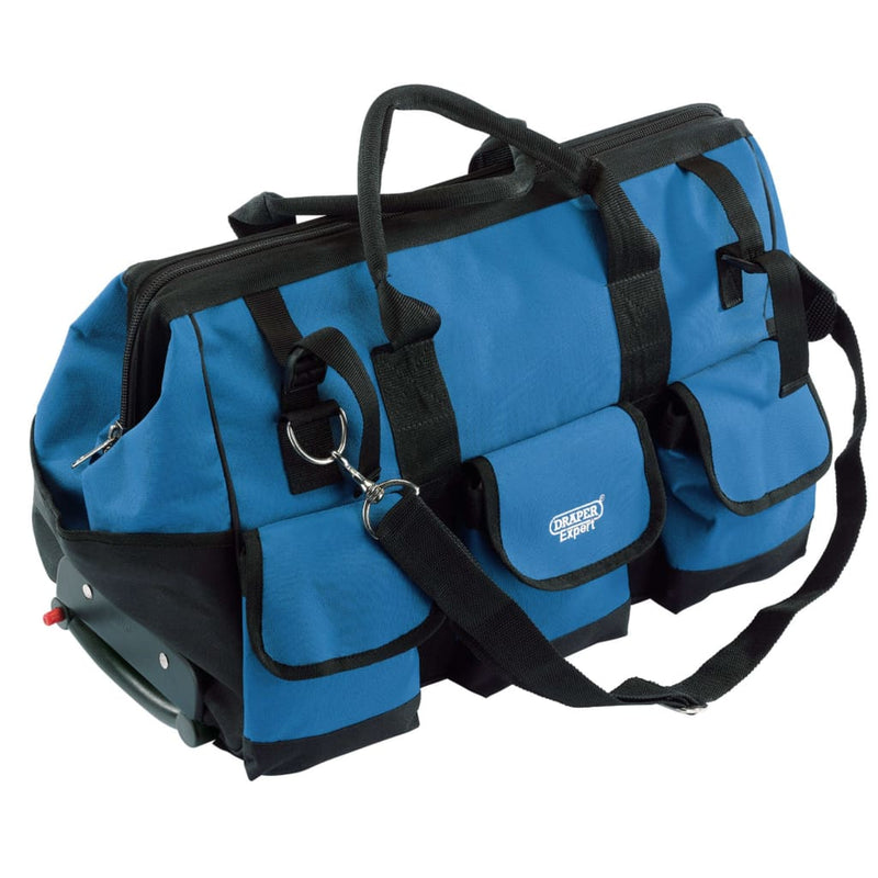 Load image into Gallery viewer, Draper tools draper tools gereedschapstas rollend 58 l 60x30x35 cm blauw en zwart

