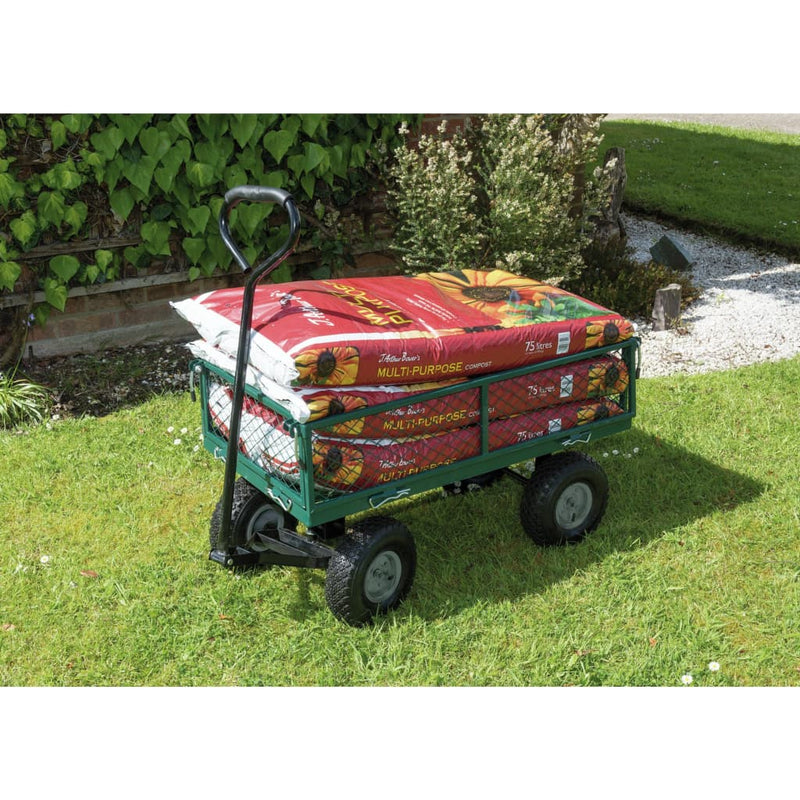 Load image into Gallery viewer, Draper tools draper tools tuinwagen staalgaas 86,5x46,5x21 cm groen en zwart
