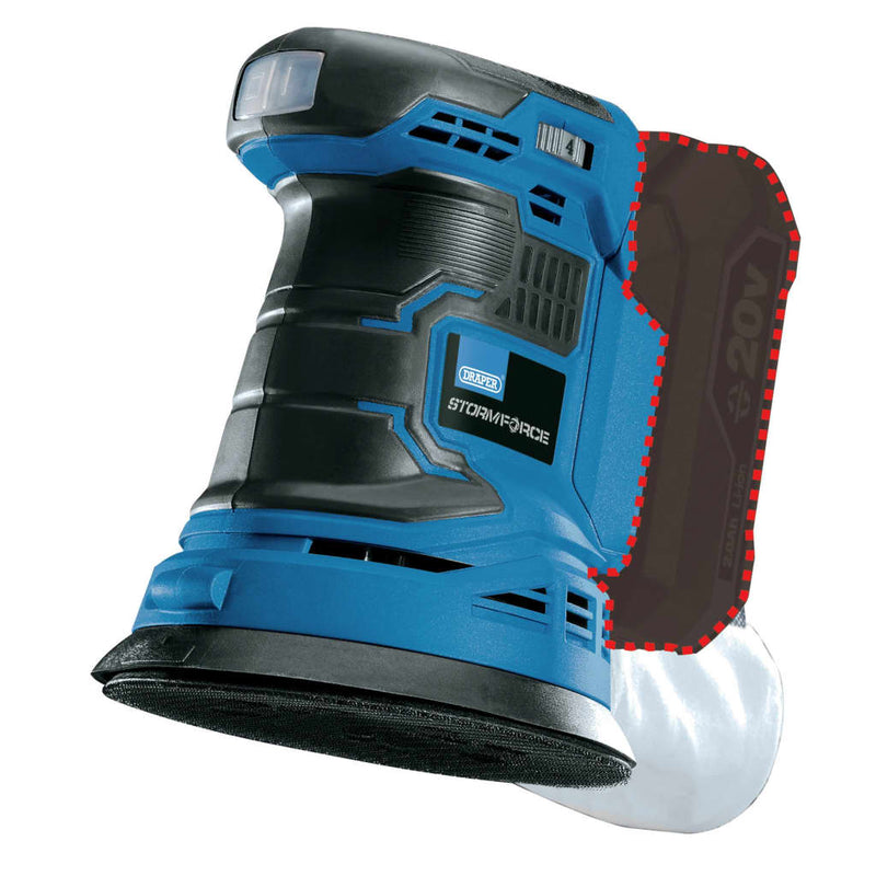 Load image into Gallery viewer, Draper tools draper tools vlakschuurmachine zonder accu storm 20 v
