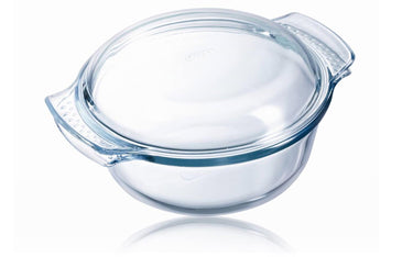 Pyrex dekschaal 3,75l rond classic