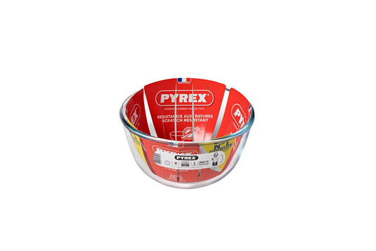 Pyrex mengkom glas 1 ltr.