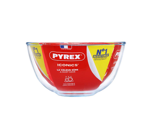 Pyrex mengkom 3 ltr. glas