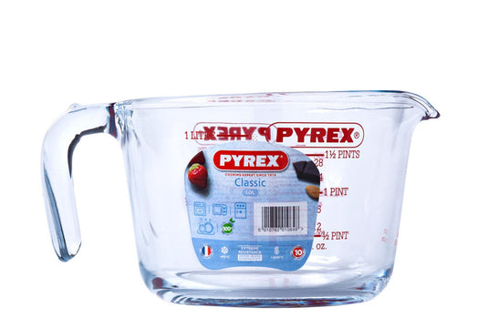 Pyrex prep store classic maatbeker 1,0l glas