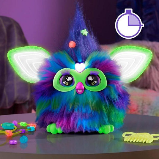 Furby aurora borealis glow in the dark + licht en geluid