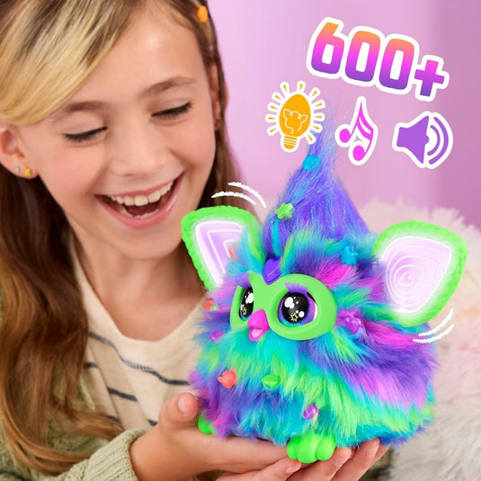 Furby aurora borealis glow in the dark + licht en geluid