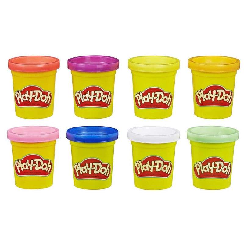 Load image into Gallery viewer, Play-doh regenboog kleuren 8 potjes klei
