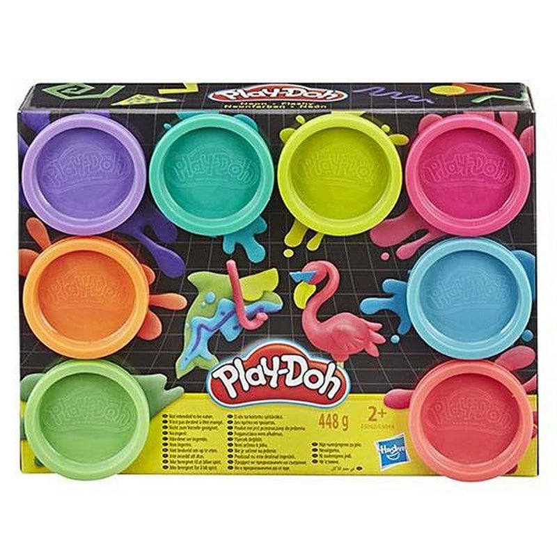 Load image into Gallery viewer, Play-doh regenboog kleuren 8 potjes klei
