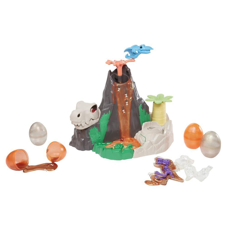 Load image into Gallery viewer, Hasbro play-doh slime hydro glitz dino vulkaan
