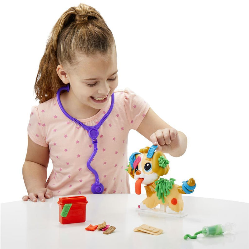 Load image into Gallery viewer, Play-doh dierenarts speelset - boetseerklei - inclusief 5 potjes - knutselen voor kinderen
