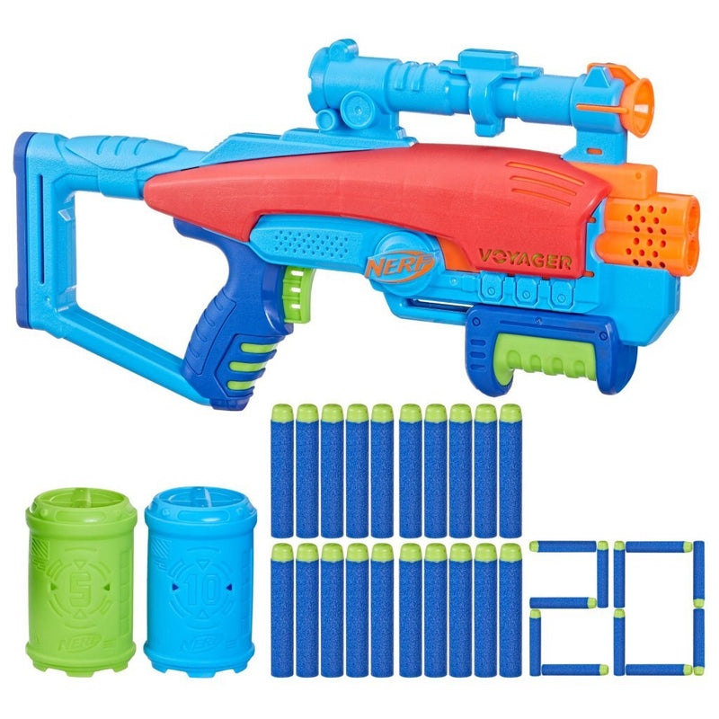 Load image into Gallery viewer, Hasbro nerf junior elite voyage target set + 20 darts
