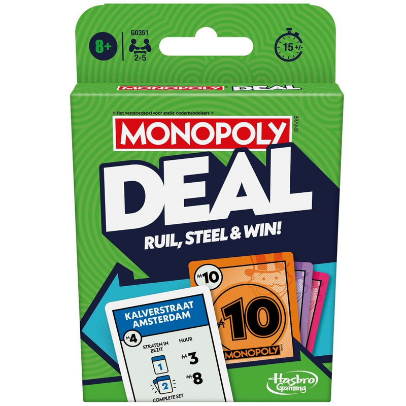 Load image into Gallery viewer, Hasbro spel monopoly deal kaartspel | 4 stuks
