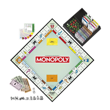 Hasbro monopoly classic bordspel vernieuwde editie - nl editie - gezelschapsspel