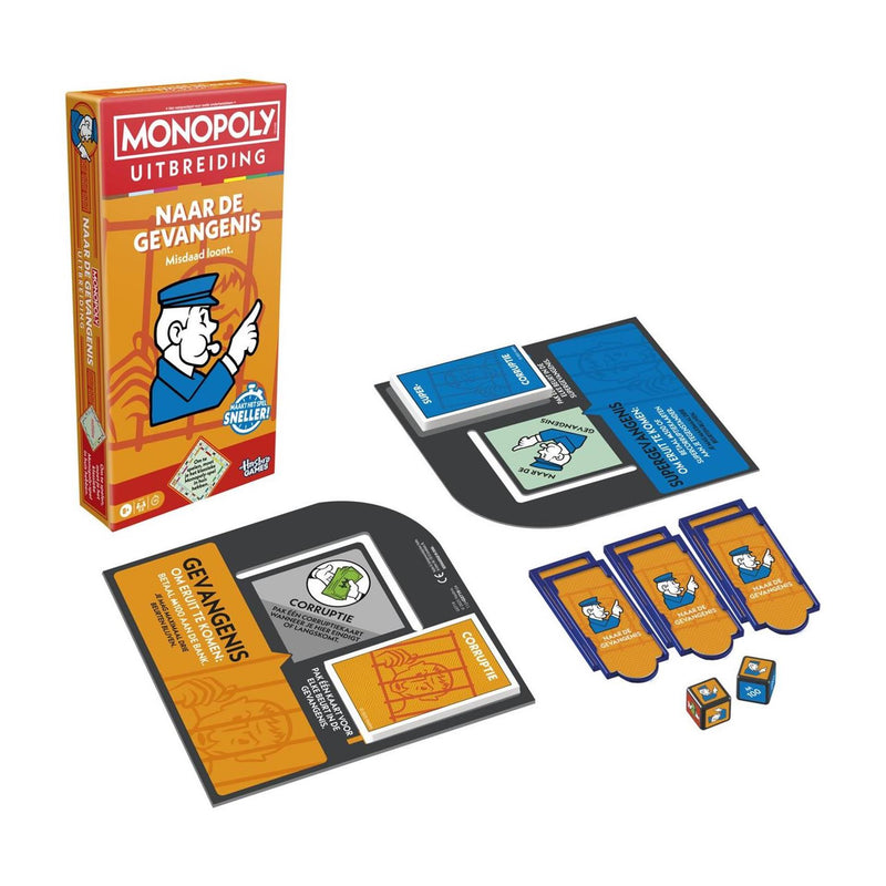 Load image into Gallery viewer, Hasbro monopoly naar de gevangenis uitbreiding
